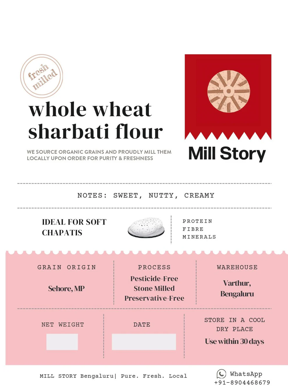 Premium MP Wheat - Sehore Sharbati